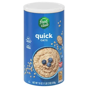 Food Club Oats, Quick 18 oz