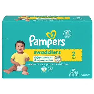 Pampers Size 2 Diapers (12 18 Lbs (5 8 Kg)) 29 ea