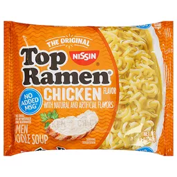 NISSIN TOP RAMEN NOODLE SOUP CHICKEN FLAVOR