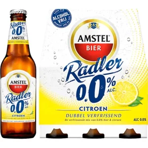 AMSTEL RADLER LEMON 0.0% BOTTLE 6-PACK