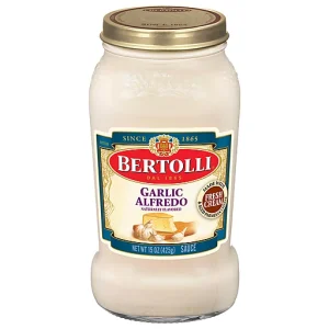 BERTOLLI SAUCE GARLIC ALFREDO WITH AGED PARMESAN CHEESE