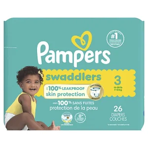 Pampers Pampers Swaddlers Diapers, Size 3, 26 Count 26 ct