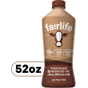 fairlife 2% Chocolate Ultra-Filtered Milk, Lactose Free, 52 fl oz