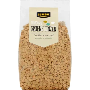 JUMBO GEDROOGDE GROENE LINZEN