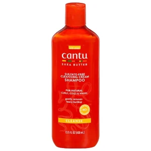 CANTU SHEA BUTTER SHAMPOO, CLEANSING CREAM, SULFATE-FREE, FOR NATURAL HAIR