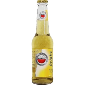 AMSTEL BRIGHT BEER BOTTLE