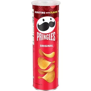 PRINGLES SALTY SNACKS POTATO CRISPS CHIPS, ORIGINAL FLAVORED