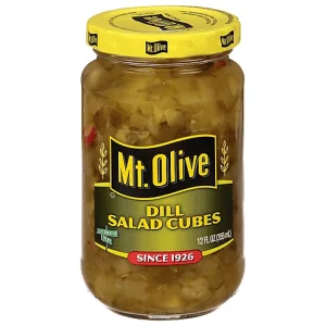 Mt Olive Salad Cubes, Dill 12 fl oz