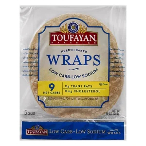 TOUFAYAN BAKERIES WRAPS LOW CARB-LOW SODIUM