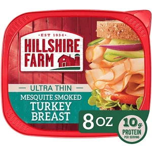 Hillshire Farm Ultra Thin Sliced Mesquite Smoked Turkey Breast Sandwich Meat 8 oz