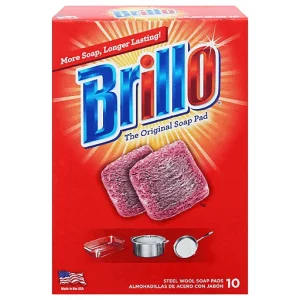 BRILLO SOAP PADS, STEEL WOOL