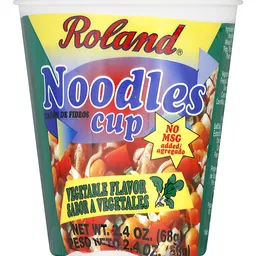 ROLAND NOODLES CUP VEGETABLE FLAVOR
