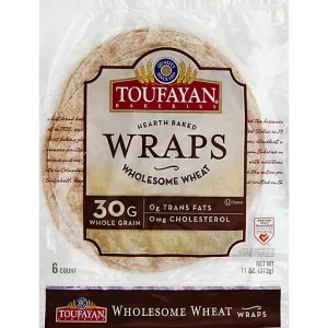 TOUFAYAN BAKERIES WRAPS WHOLESOME WHEAT