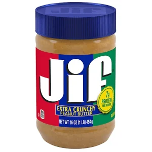 JIF PEANUT BUTTER, EXTRA CRUNCHY