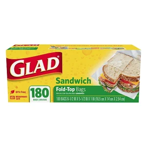 GLAD FOLD-TOP BAGS, SANDWICH