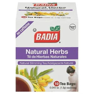 Badia Natural Herbs Slimming Tea 10 Tea Bags