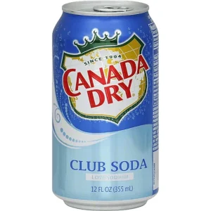 Canada Dry Club Soda, 12 Fl Oz Can