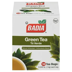 Badia Natural Antioxidant Green Tea 10 Tea Bags