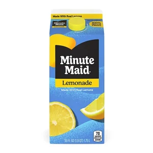 MINUTE MAID LEMONADE CARTON