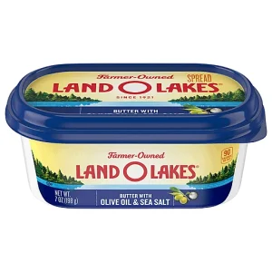 LAND O'LAKES SPREADABLE BUTTER WITH OLIVE OIL & SEA SALT