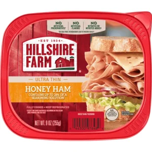HILLSHIRE FARM ULTRA THIN SLICED DELI LUNCH MEAT, HONEY HAM