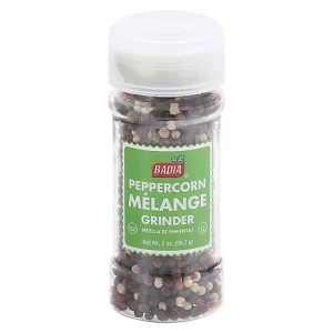 Badia Melange Grinder, Peppercorn 2 oz