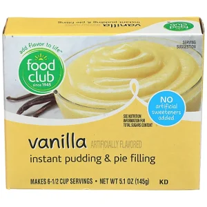Vanilla Instant Pudding & Pie Filling