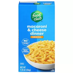 Food Club Original Macaroni & Cheese Dinner 7.25 oz