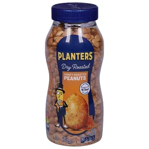 PLANTERS DRY ROASTED HONEY ROASTED PEANUTS