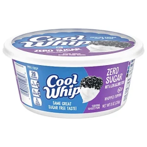Cool Whip Whipped Topping, Zero Sugar 8 oz