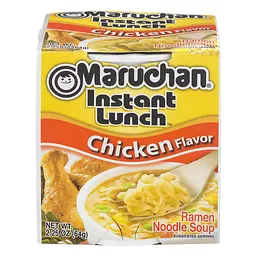 MARUCHAN INSTANT LUNCH RAMEN NOODLE SOUP, CHICKEN FLAVOR