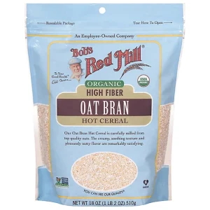 Bob's Red Mill Hot Cereal, Oat Bran, Organic 18 oz