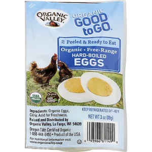 Organic Valley Eggs, Organic, Hard Boiled 2 ea
