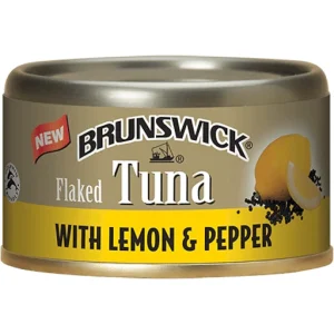 BRUNSWICK FLAKED TUNA LEMON & PEPPER