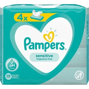 PAMPERS SENSITIVE WIPES 4PACK