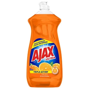 Ajax Dish Liquid/Hand Soap, Triple Action, Orange 28 fl oz
