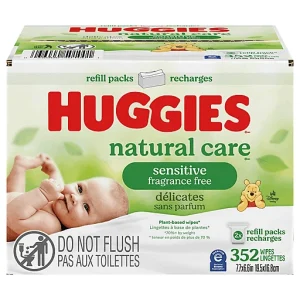 Huggies Wipes, Fragrance Free, Sensitive, Disney Baby, Refill Packs 352 ea