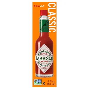 Tabasco Brand Pepper Sauce, Classic 2 fl oz