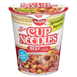 Nissin Beef Flavor Cup Noodles 2.25 oz